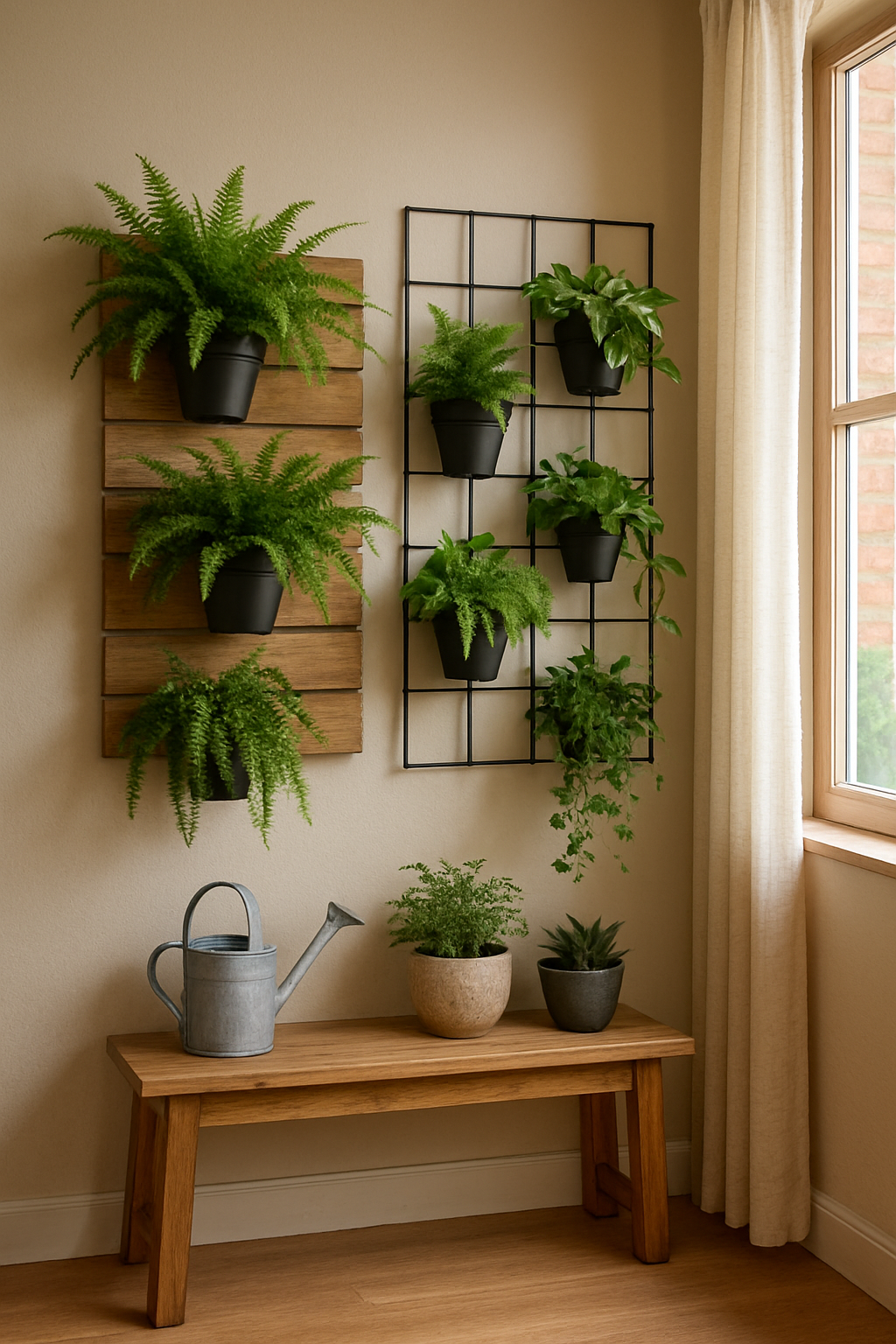 Como criar um jardim vertical em casa: transforme sua parede em um oásis verde